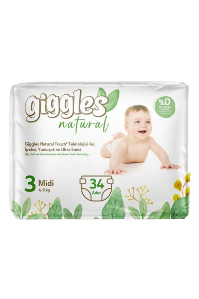 Bebek Bezi Midi No:3 (4-9kg) 34 lü
