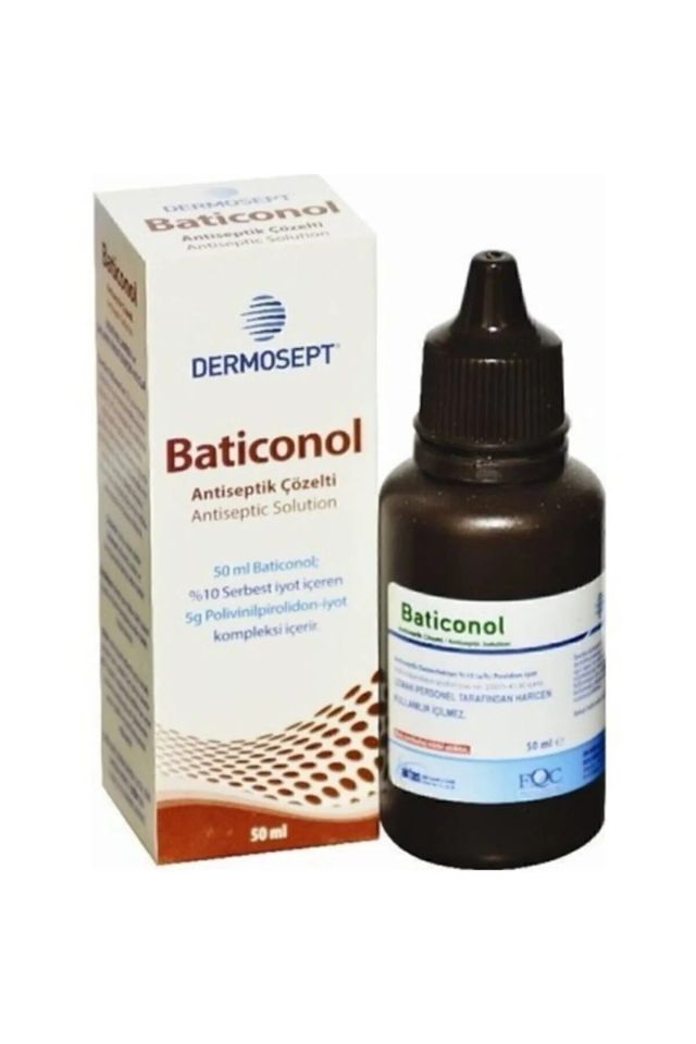 Baticonol Antiseptik Çözelti 100 ml.  2 Adet Batikon
