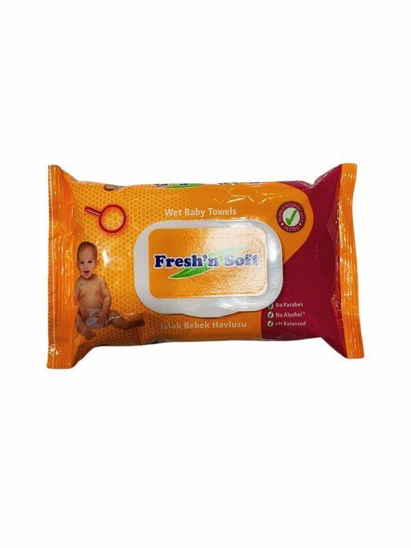 Freshnsoft Classıc Islak Bebek Havlusu Kapaklı