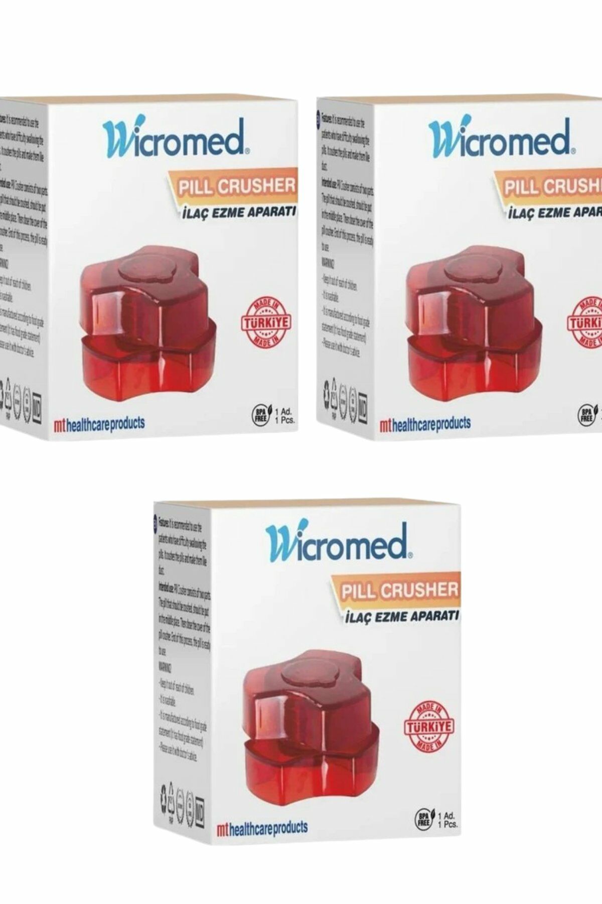 İlaç Ezme Aparatı 3 Adet