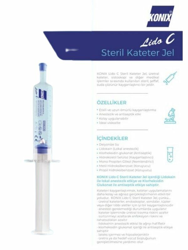 Steril Kayganlaştırıcı Jel Cathejell 12 Ml. ( Kateter Jeli ) 2 Adet